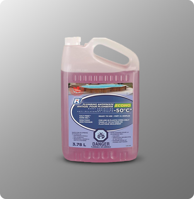 RV Plumbing Antifreeze 50°C 49 North Lubricants